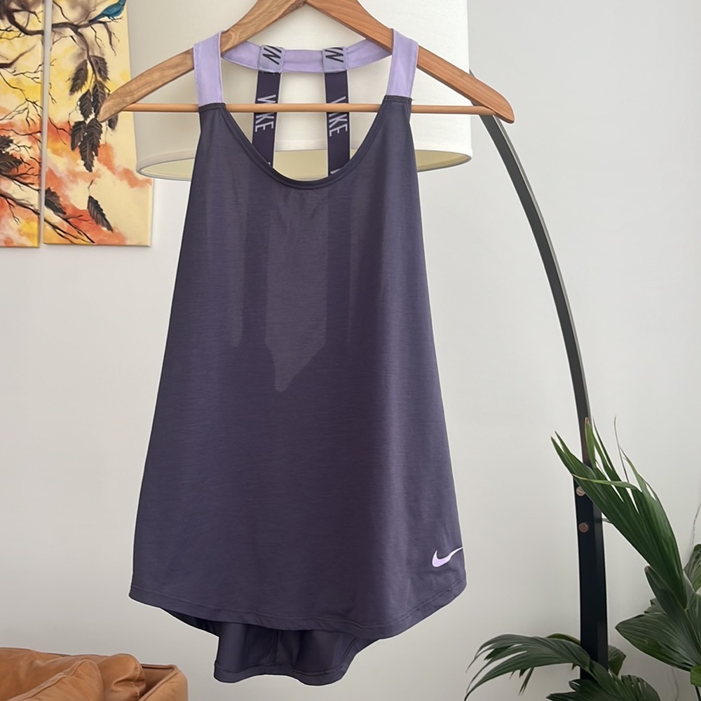 Nike Strappy Back Purple Workout Tank